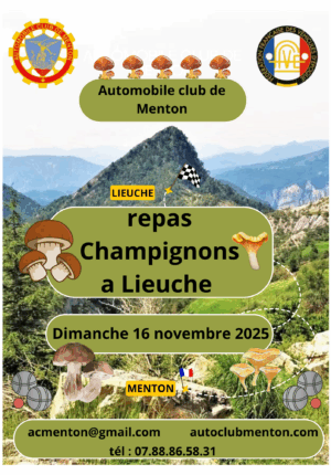 Repas champignons 2025